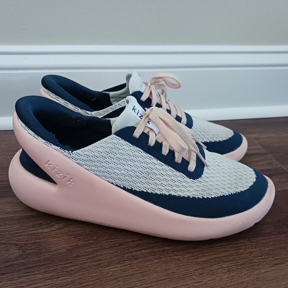 Kizik Roamer Bahama Hands Free Step in Slip On Sneakers Womens Size 10.5 READ